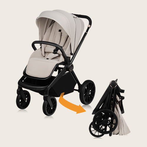 Lionelo Mika Plus Beige Sand — Buggy